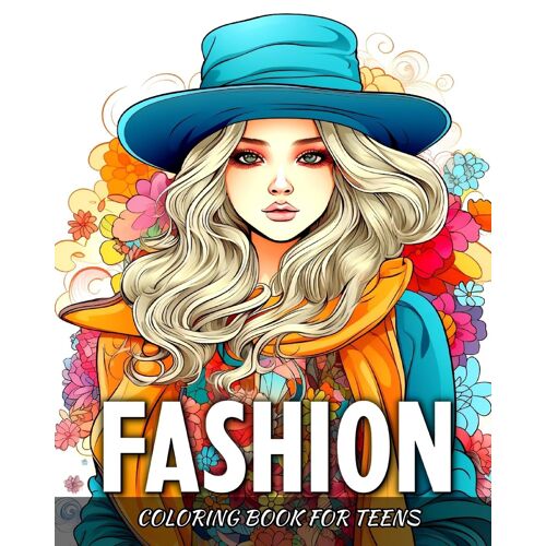 Fashion Coloring Book For Teens