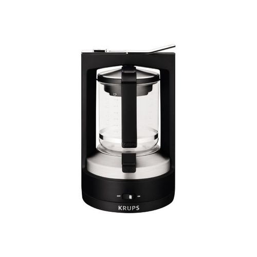 KRUPS Cafetière filtre pression 12 tasses, Filtre permanent, Arrêt auto KM468910