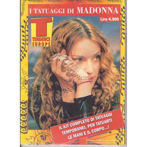 Tendence Europe , Italie 2, Gen 1997  I Tatuaggi Di Madonna Il Kit Completo 