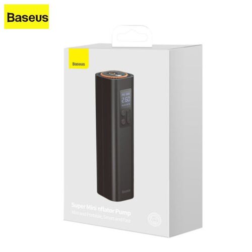 Mini Compresseur Air De Voiture Baseus Prise Allume-Cigare Noir