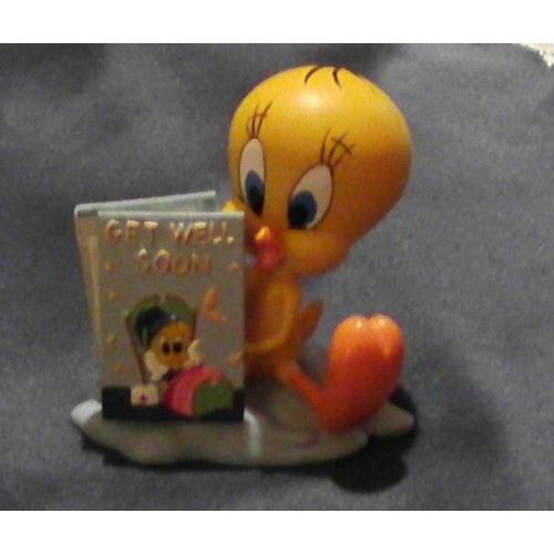 Statuette En Résine : Titi Avec Livre