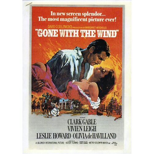 Gone With The Wind, Dossier De Presse, Victor Fleming, Avec Vivien Leigh, Clark Gable, Leslie Howard