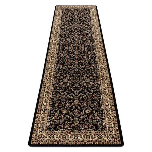 60x200 Cm Tapis, Le Tapis De Couloir Royal Adr Modèle 1745 Noir - L'antichambre, Le Couloir