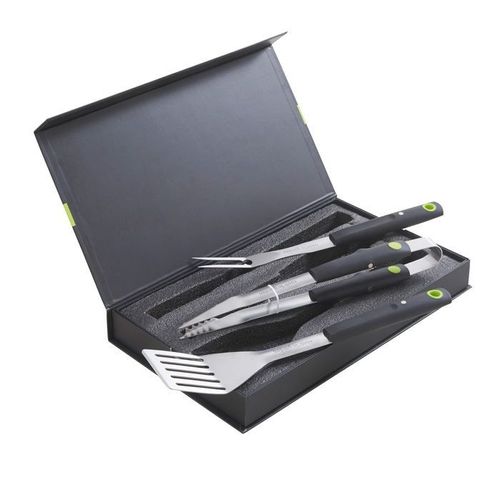 Ustensile barbecue COOK'IN GARDEN 3 pieces aimantees - Spatule - Four