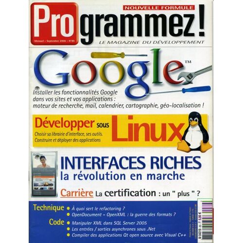 Programmez N°89 : Google