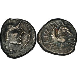Gaule - Allobroges - Denier À L'hippocampe Tête À Droite - Argent - 2.24 G. - Rare - Lt.2917 - 22-214