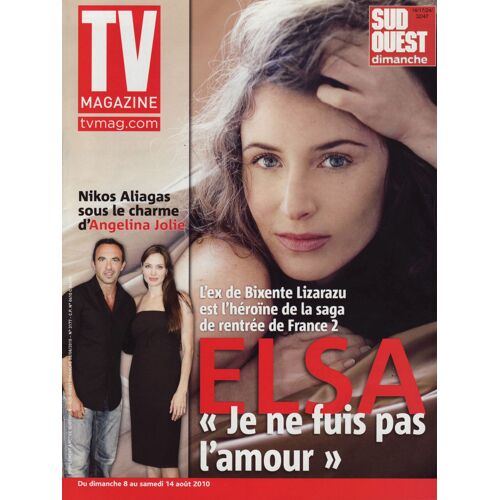 Tv Magazine (Edition Sud Ouest) / 08-08-2010 N°3177 : Angelina Jolie (1p) - Elsa Lunghini (2,5p)