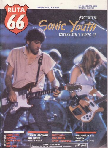 Ruta 66, Spain 31 Julio 1988  Ramones, Alice Cooper, Patti Smith, Sugar Cubes, Flamin Lips