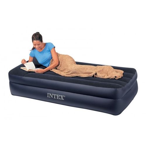 Matelas Électrique Gonflable Simple Intex Rest Bed 1 Personne
