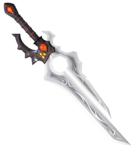 World of Warcraft King Varian Wrynn Shalamayne Epee Double Lame Repliksword