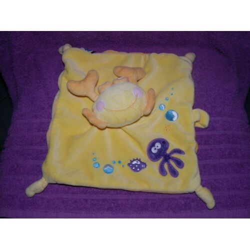 Doudou Plat Crabe Mots D'enfants