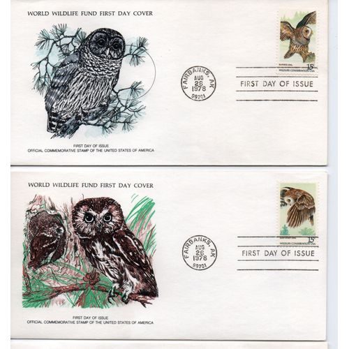 Etats-Unis Animaux En Voie De Disparition , Fdc