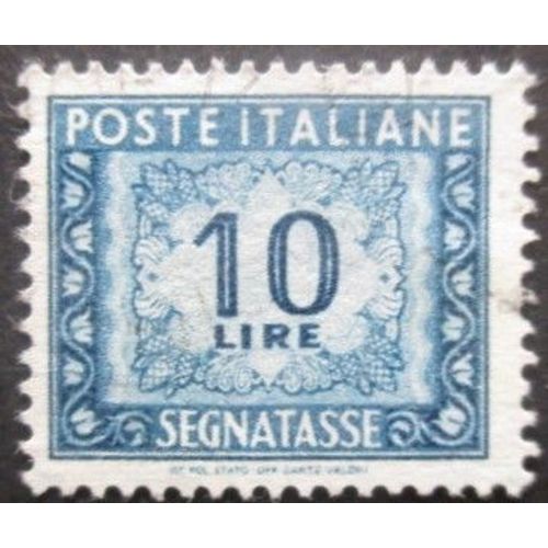 Italie Taxe N°81 Filigrane Étoile Oblitéré