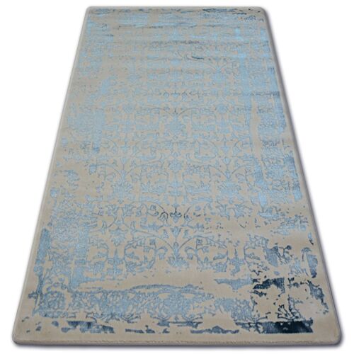 200x300 Cm Tapis Acrylique Manyas 0920 Ivoire/Bleu