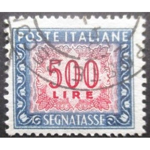 Italie Taxe N°87 Filigrane Étoile Oblitéré