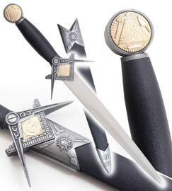 Dague Franc Maçonnerie Couteau Franc Maçon Repliksword