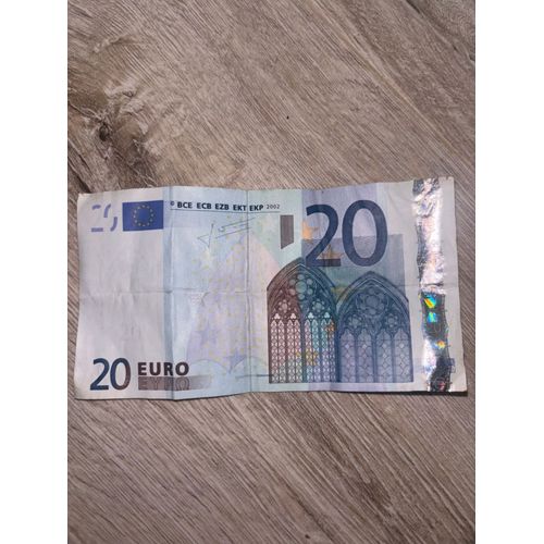 Billet 20€ Série 2002