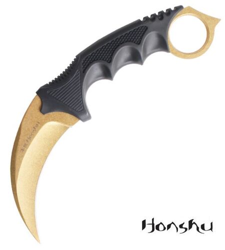 Couteau Karambit Honshu UC3131 Gold Editon Tactique United Cutlery Repliksword