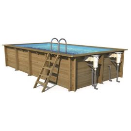 Piscine bois rectangulaire Procopi Weva 6 x 3 x h.1 46 m