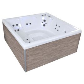 Spa acrylique square wave 2 netspa - carré 5 places