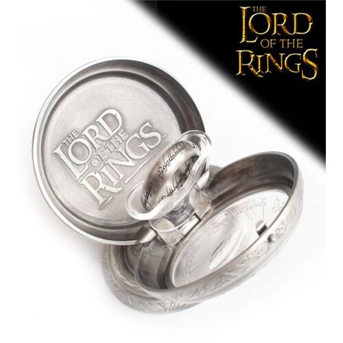 Le Seigneur des Anneaux Anneau Unique Acier Argent Bijou Bague NN1291 Repliksword