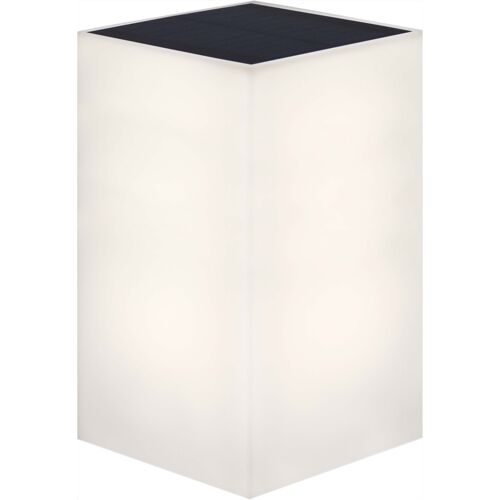 Applique Murale Led Solaire Wally Ip65 Blanc L.18 X L.18 Cm