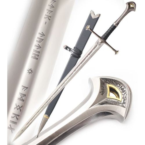 Le Seigneur des Anneaux Epee Anduril + Fourreau Roi Aragorn Replique Repliksword