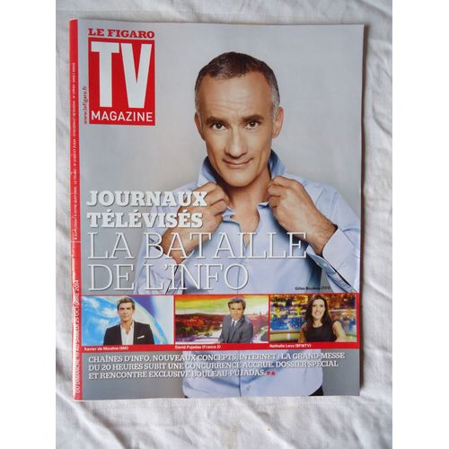 Le Figaro Tv Magazine N° 21833 _ 17 Octobre 2014 _ Journaux Télévisés _ La Bataille De L'info 