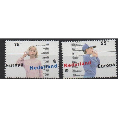 Pays-Bas Timbres Europa 1989