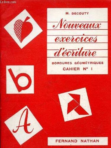 Nouveaux Exercices D Écriture Bordures Géométriques Cahier N°1.