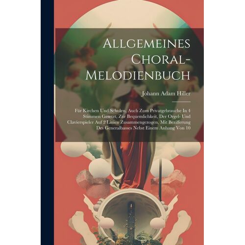 Allgemeines Choral-Melodienbuch: Für Kirchen Und Schulen, Auch Zum Privatgebrauche In 4 Stimmen Gesetzt, Zur Bequemlichkeit, Der Orgel- Und Clavierspi