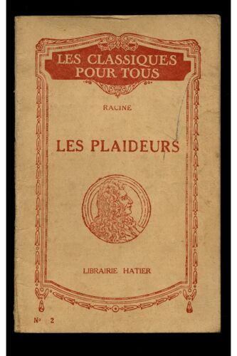 Les Plaideurs / Racine / Réf8302