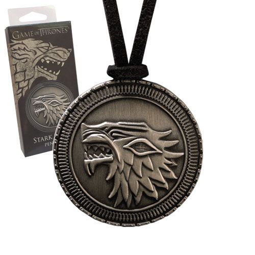 Le Trône De Fer Pendentif Avec Chaînette Stark Shield