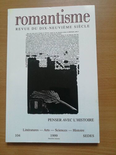 Revue Romantisme N 104 2/1999