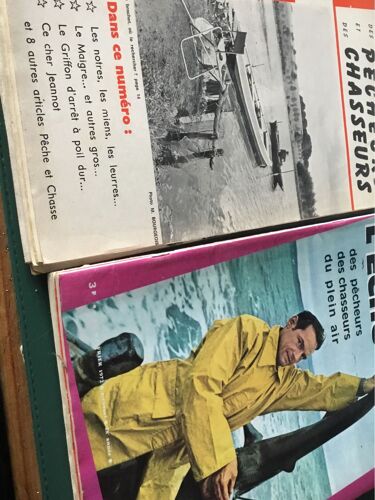 Lot 9 Magazines L Écho Des Pêcheurs Et Des Chasseurs 1967 Et 70