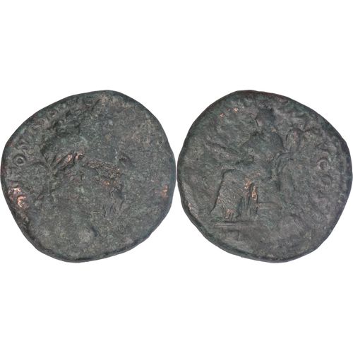 Rome - Sesterce De Marc Aurèle - Déesse Assise - Imp V Cos Iii - A180