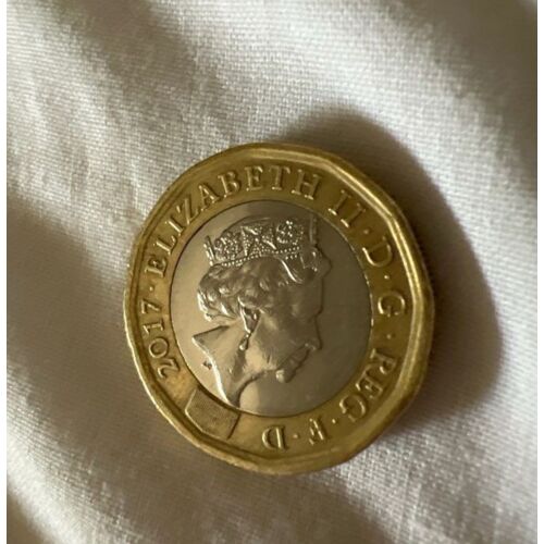 Pièce One Pound Reine Elizabeth 2