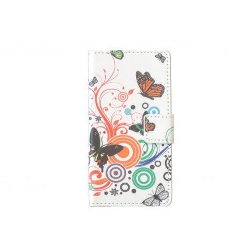 Pochette Pour Sony Xperia Z3 Compact Papillons Multicolores  + Film Protection Écran