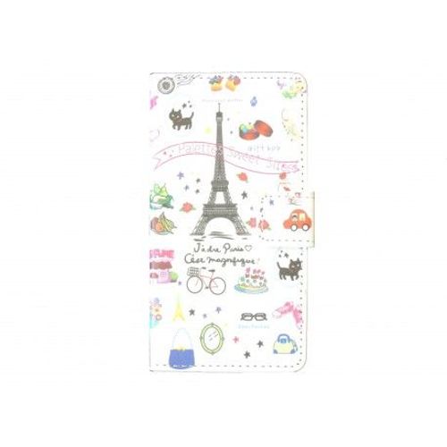 Pochette Pour Sony Xperia Z3 Compact Paris  + Film Protection Écran