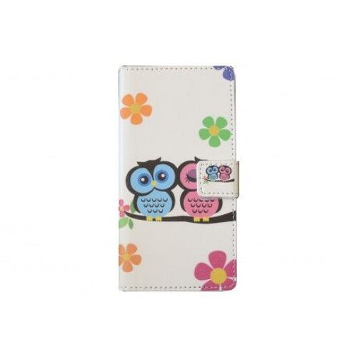 Pochette Pour Sony Xperia Z3 Hiboux  + Film Protection Écran