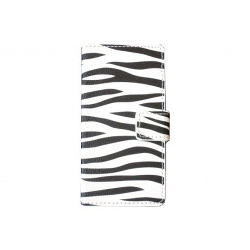 Pochette Pour Sony Xperia Z3 Compact Zèbre + Film Protection Écran