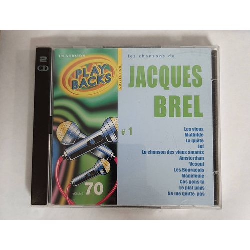 Cd Play Backs Jaques Brel Ref 3795