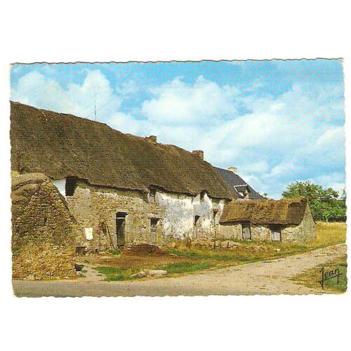 Chaumière En Bretagne . Flamme De Le Pouliguen . Marianne Cocteau 1962 Carte Postale Postcard Postkaart Cartolina