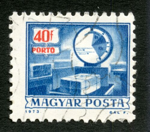 Timbre Oblitéré Magyar Posta, 40f, Porto, 1973, Gal