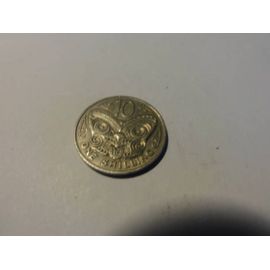 Nouvelle-Zélande 10 Cents / 1 Shilling - Elizabeth Ii 2ème Portrait, 1967