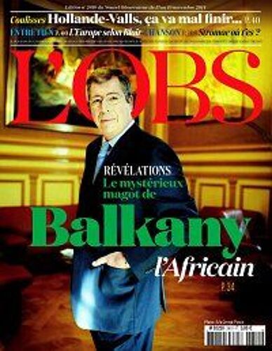 Le Nouvel Observateur 2610 : Balkany L'africain