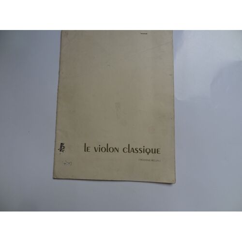 Le Violon Classique 3e Recueil