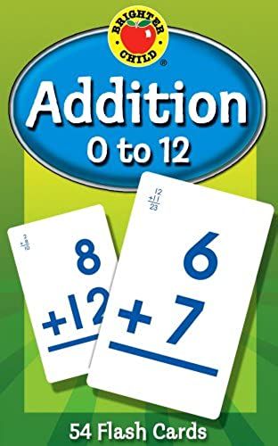 Addition 0 To 12 (Brighter Child Flash Cards)