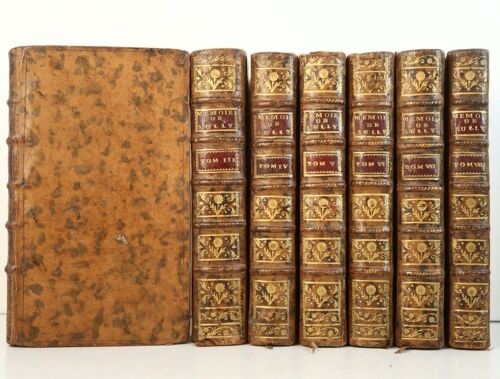 Duc De Sully ; Abbé De L'ecluse Des Loges - Mémoires De Maximilien De Béthune, Duc De Sully, Principal Ministre De Henry Le Grand - 1752 * Tomes Ii À Viii - Reliures Cuir D Époque
