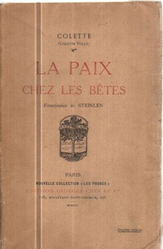 La Paix Chez Les Betes / Frontispice De Steinlen